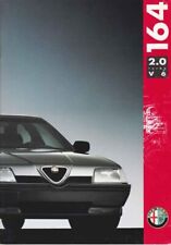 Catalogue Brochure Alfa Romeo 164 V6 2.0 Turbo 10/1991 Belgique en français comprar usado  Enviando para Brazil