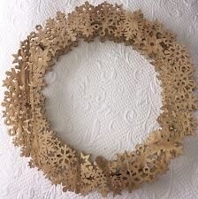 Snowflake wooden light for sale  UK
