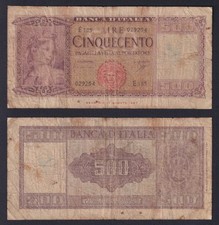 Banconota italia 500 usato  Chieri