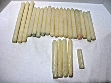 Lote 23 velas cônicas de cera de abelha marfim laminadas à mão tamanho de exibição usado 3"-12" Beeman comprar usado Lote 23 velas cônicas de cera de abelha marfim laminadas à mão tamanho de exibição usado 3"-12" Beeman comprar usado  Enviando para Brazil