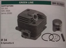 CILINDRO E PISTONE COMPLETO SOFFIATORE GREEN LINE E VARI GB GBV 260a Ø 34 (2008) comprar usado  Enviando para Brazil