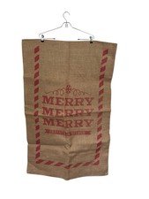 Burlap holiday merry for sale  Saint Charles