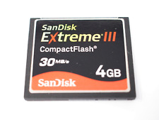 CARTÃO DE MEMÓRIA CÂMERA FLASH COMPACTO SANDISK EXTREME III 4GB CF. comprar usado  Enviando para Brazil
