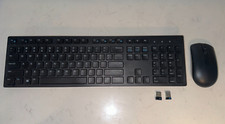 Teclado sem fio Dell 1T0V1 (KM636) preto Wk636t FUNCIONA comprar usado  Enviando para Brazil