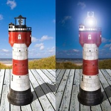 Solar leuchtturm roter gebraucht kaufen  Bruchsal