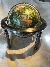 Gemstone inlay globe for sale  San Diego