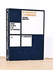 Anceschi ungaretti annunzio usato  Pescara
