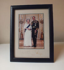 Signed photograph queen for sale  LONDON