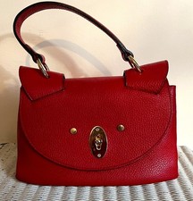 Italian red leather for sale  BECCLES