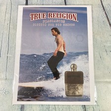 Página promocional de revista arte anúncio/pôster impressão surf fragrância True Religion 2009 comprar usado  Enviando para Brazil