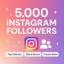 Usado, 5000 Instagram Follow – Entrega rápida – Real e segura – Vendedor confiável comprar usado  Enviando para Brazil