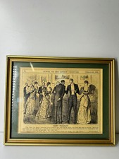 Vintage framed punch for sale  OKEHAMPTON