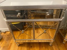 Accent cabinet mirrored for sale  Brooklyn