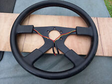 Momo black leather for sale  ONGAR