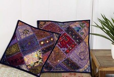 Capa de almofada 2 peças quadrada 16x16" travesseiro patchwork vintage feito à mão decoração algodão, usado comprar usado Capa de almofada 2 peças quadrada 16x16" travesseiro patchwork vintage feito à mão decoração algodão, usado comprar usado  Enviando para Brazil