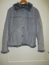Shearling jacke webpelz gebraucht kaufen  Deutschland