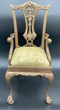 Cadeira de boneca de ferro fundido decoração cadeira infantil ou suporte de planta de jardim 17" x 7 1/2" comprar usado  Enviando para Brazil