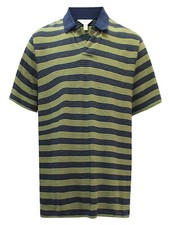 Camisa polo listrada EX Seasalt masculina Birtley Maritime alcachofra leme M G XL 3XL comprar usado  Enviando para Brazil
