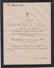 1875 faire part d'occasion  Toulouse-