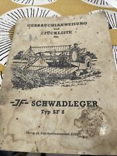 Schwadleger type harvester for sale  HITCHIN