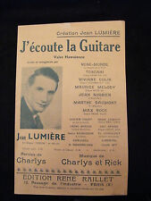 "Partitura J Del La Guitarra Jean Luz Music Sheet " comprar usado  Enviando para Brazil