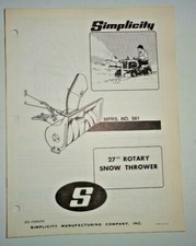 Simplicity 561 rotary for sale  Elizabeth