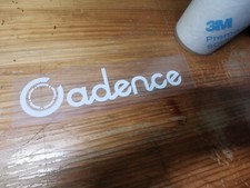 Autocollants logo cadence d'occasion  Expédié en France