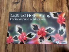 Lighted holly string for sale  Griffin