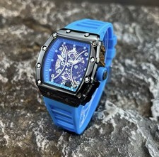 Orologio Richard Fashion Style Rapper Mille Blue Homage comprar usado  Enviando para Brazil