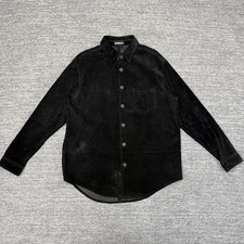 Camisa de couro Joseph Lyman masculina média preta camurça tamanho grande caubói ocidental FLAW comprar usado  Enviando para Brazil