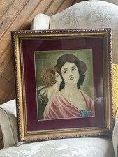 Antique victorian needlepoint for sale  Commerce