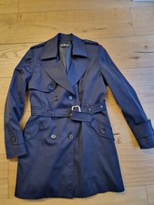 Impermeabile trench blu usato  Italia