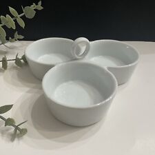 Pier 1 Importações Caddy de Porcelana Branca Para Carrinho de Bar, Hors D’oeuvres, Molho Mergulhador, usado comprar usado  Enviando para Brazil
