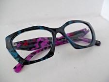 Óculos geométricos exclusivos Prada azul/preto e roxo PR 09Y 54 18 140 comprar usado  Enviando para Brazil
