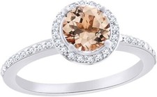Halo engagement ring for sale  Houston