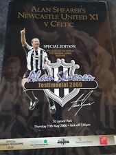 Alan shearer testimonial for sale  SWINDON