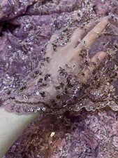 Heavily beaded sequin for sale  MANCHESTER