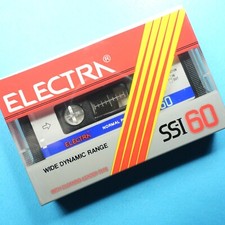 🔴 1x ELECTRA SS-I 60 * IEC I Typ 1 * Taśma Kaseta Kaseta кассета *ZAPIECZĘTOWANA*, używany na sprzedaż  Wysyłka do Poland
