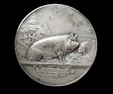 Médaille société agricultur d'occasion  Fagnières