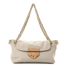 Bolsa de ombro de lona Prada Denim Pattina Sottospalla Corda comprar usado  Enviando para Brazil