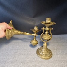 Paire bougeoirs bateau d'occasion  Thiron-Gardais