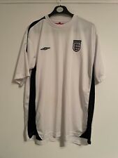 Umbro Inglaterra Vintage Blanco CAMISETA PARA HOMBRES Usado Talla XL CL12 segunda mano  Embacar hacia Argentina