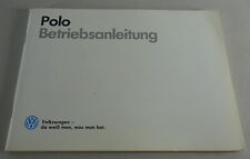 Manual de Operação VW Polo 2/ II Hatchback/Coupe/Sedan Tipo 86c De 1988 comprar usado  Enviando para Brazil