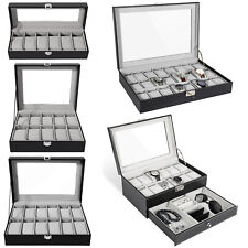 Uhrenbox uhrenkoffer leder gebraucht kaufen  Berlin