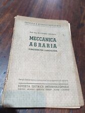 Libro meccanica agraria usato  San Sebastiano Curone