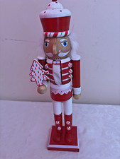 Red wooden nutcracker for sale  EDENBRIDGE