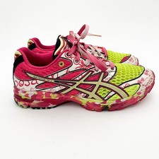 Usado, Tênis Asics Gel Noosa Tri 6 Feminino T163N Rosa Amarelo com Cadarço Tamanho EUA 8 comprar usado  Enviando para Brazil