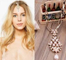 Rhinestone pearl headpiece for sale  LONDON