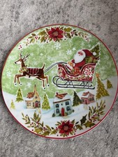 Christmas dinner plate for sale  DUNSTABLE