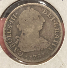 MÉXICO 2 Reales 1783 Mo FM Plata España Colonial segunda mano  Embacar hacia Argentina